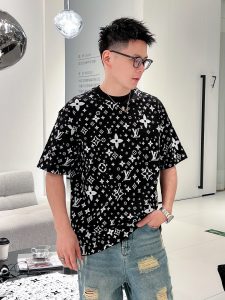 手感特別好 定制面料 LV一比一復刻 原單衣服 短袖T恤