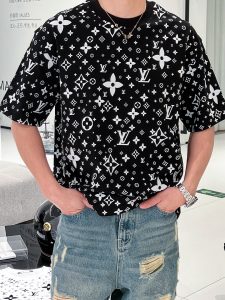 手感特別好 定制面料 LV一比一復刻 原單衣服 短袖T恤