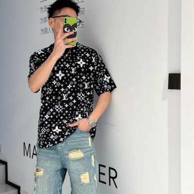 手感特別好 定制面料 LV一比一復刻 原單衣服 短袖T恤