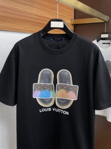 Louis Vuitton原單衣服 純棉短袖T恤 高端印花T恤 可批發零售