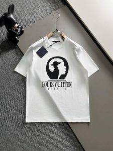 專櫃同步 2024新品 純棉短袖T恤一比一LV服裝