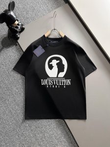 獨特印花2024新品純棉短袖T恤LV原單上衣