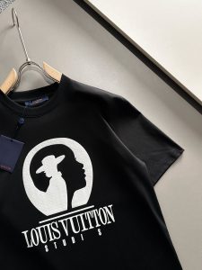 獨特印花2024新品純棉短袖T恤LV原單上衣