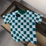 Louis vuitton/LV 2024新品 高仿服裝 圓領短袖T恤 針織純棉