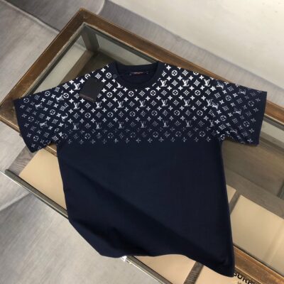 Louis vuitton/LV 頂級原單2024專櫃同步男裝圓領短袖T恤 棉質面料