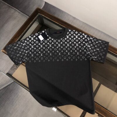 Louis vuitton/LV高仿服裝2024春夏新品定制圓領短袖奢侈品牌T恤