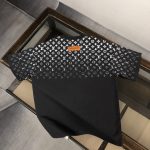 Louis vuitton/LV高仿服裝2024春夏新品定制圓領短袖奢侈品牌T恤