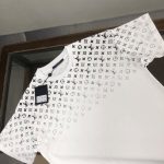 高仿奢侈品Louis vuitton/LV圓領短袖T恤 白色 男女同款