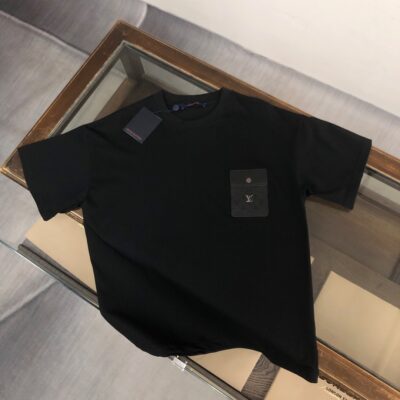 Louis vuitton/LV純色圓領短袖T恤精品復刻