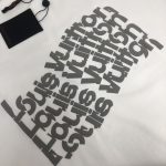 上身好看 純棉修身LV高仿衣服短袖T恤白色