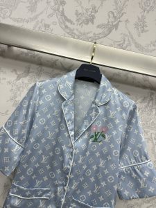 頂級高仿奢侈品LV原單睡衣套裝居家服