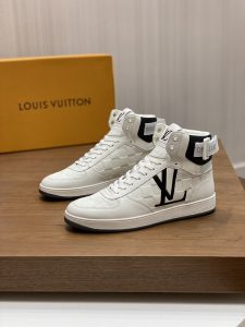 Louis Vuitton路易威登頂級一比一高幫鞋 真皮材質