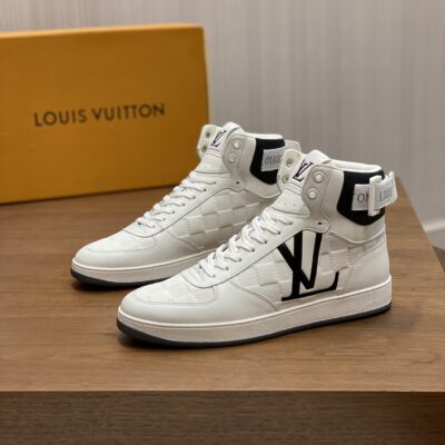 Louis Vuitton路易威登頂級一比一高幫鞋 真皮材質