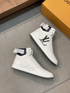 Louis Vuitton路易威登頂級一比一高幫鞋 真皮材質
