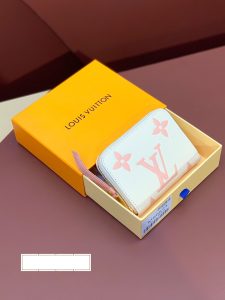 女款 真皮 拉鍊 迷你零錢包 錢夾 LV精品高仿包包