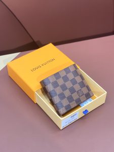 M62288 咖啡格子 LV頂級原單包包錢夾長錢包新品