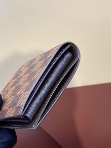 M62288 咖啡格子 LV頂級原單包包錢夾長錢包新品