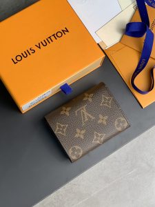 M63801老花LV頂級高仿ENVELOPPE CARTE DE VISITE 名片夾 零錢包