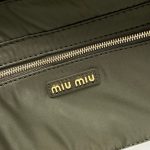 高仿名牌包Miu Miu缪缪 保齡球包包手提包 Arcadie 皮革手袋 緑