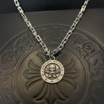 高仿複刻Chrome Hearts克羅心飾品 經典復古項鍊 個性骷髏圖案吊墜