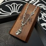 1比1複刻Chrome Hearts克羅心飾品經典復古項鍊 個性舌頭吊墜