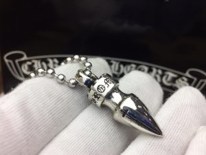 複刻一比一Chrome Hearts克羅心飾品 子彈頭吊墜項鍊