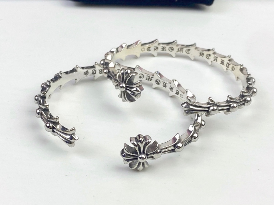 ChromeHearts202405122000007 複刻1比1Chrome Hearts克羅心飾品 十字魚尾手鐲