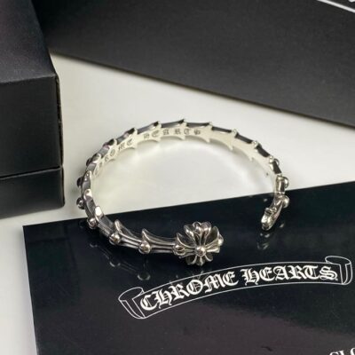 複刻1比1Chrome Hearts克羅心飾品 十字魚尾手鐲