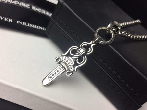 原單高仿Chrome Hearts克羅心飾品 匕首短劍吊墜項鍊鏈長