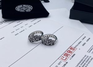 一比一複刻Chrome Hearts克羅心飾品 墓碑十字架戒指