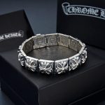 原單A貨Chrome Hearts克羅心飾品 方十字花相連手鍊