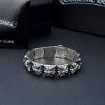 原單A貨Chrome Hearts克羅心飾品 方十字花相連手鍊