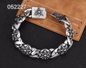 超A貨Chrome Hearts克羅心飾品 六芒星球吊墜粗手鍊