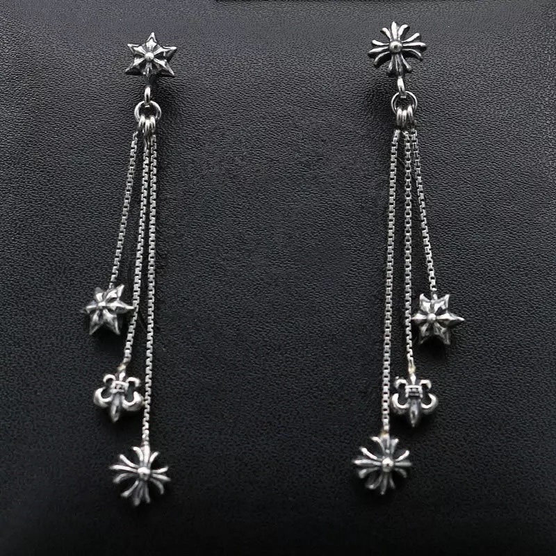 ChromeHearts202405124200004 超A貨高仿Chrome Hearts克羅心飾品 JOJO三系花耳墜