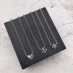 高仿Chrome Hearts克羅心飾品 桃心/愛心童軍花六芒星吊墜/項鍊
