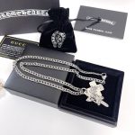 專櫃複刻Chrome Hearts克羅心飾品 大十字架寶劍/匕首吊墜項鍊
