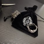 超A貨複刻Chrome Hearts克羅心飾品 方形墳墓/葬墓雙十字架戒指