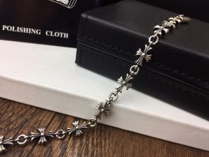 一比一超A貨Chrome Hearts克羅心飾品 TINY E全十字架手鍊手環