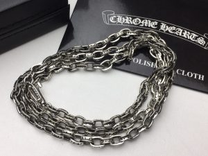 一比一複刻Chrome Hearts克羅心飾品 Paper Chain 經典5MM字母鏈