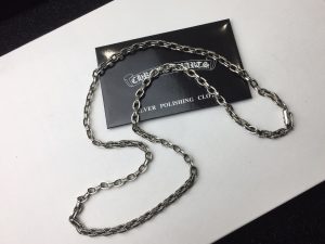 一比一複刻Chrome Hearts克羅心飾品 Paper Chain 經典5MM字母鏈
