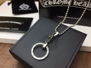 高仿複刻Chrome Hearts克羅心飾品 NTFL水滴十字架戒指吊墜
