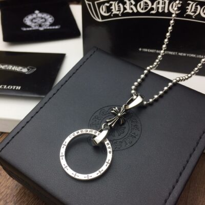高仿複刻Chrome Hearts克羅心飾品 NTFL水滴十字架戒指吊墜
