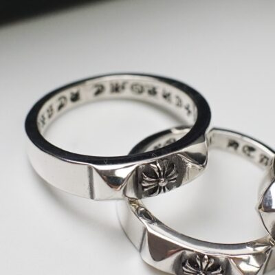 複刻高仿Chrome Hearts克羅心飾品 金字塔十字花戒指