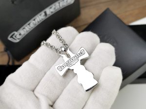 高仿複刻Chrome Hearts克羅心飾品 凱爾特十字龍十字架項鍊