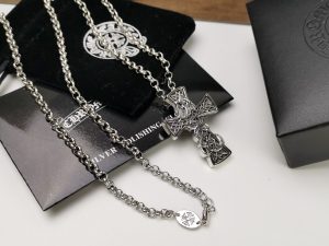 高仿複刻Chrome Hearts克羅心飾品 凱爾特十字龍十字架項鍊