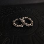 高仿複刻一比一Chrome Hearts克羅心飾品 全十字花SBT戒指