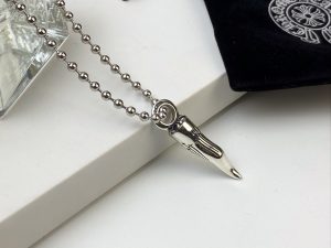 專櫃複刻Chrome Hearts克羅心飾品 狼牙吊墜項鍊