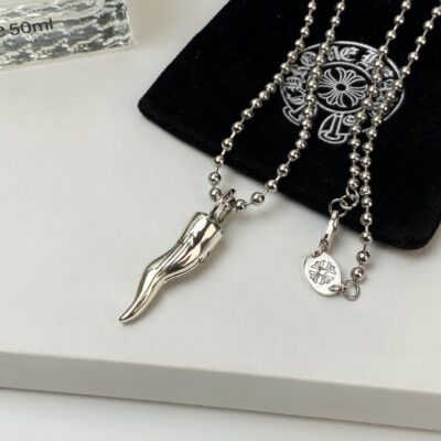 專櫃複刻Chrome Hearts克羅心飾品 狼牙吊墜項鍊