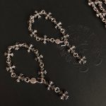 一比一原單Chrome Hearts克羅心飾品 九節全十字架花手鍊