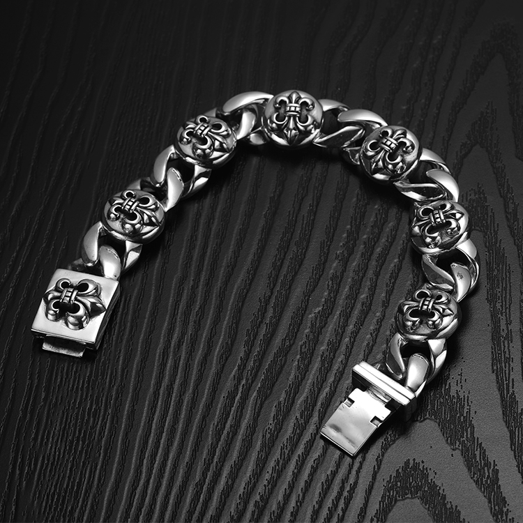 ChromeHearts202405220600006 原單高仿Chrome Hearts克羅心飾品 童軍花手鍊